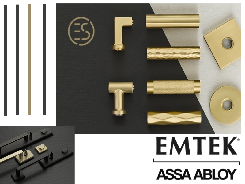 Emtek Door Handle, Custom select, mix and match