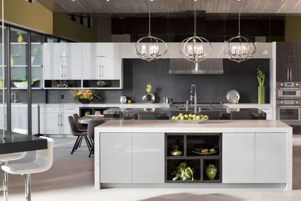 Featured Image of a designer kitchen featuring EMTEK products