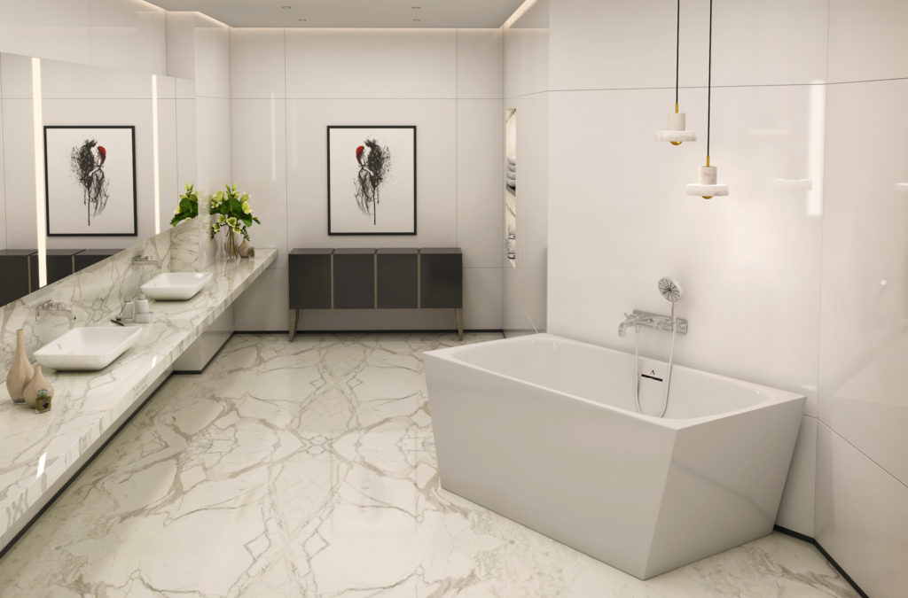 featured image showing a rectangular bathtub in a modern bathroom