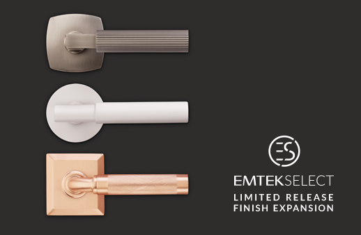 Featured Image Emtek Select Limited Release Finish Levers