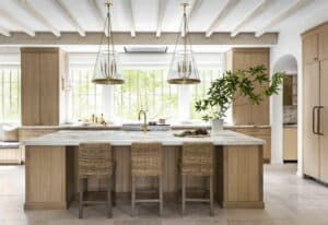Featured image showign a beautiful modern custom kitchen that features bronze hardware from Rocky Mountain Hardware