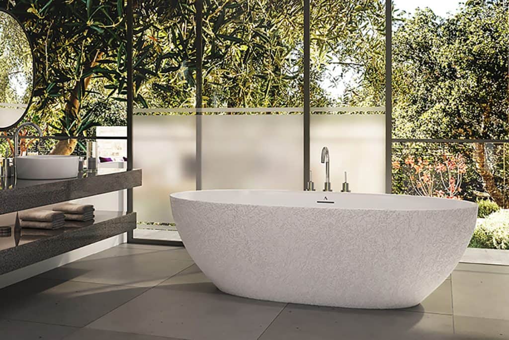 Featured image showing Americh's Textured ROC Freestanding Tub