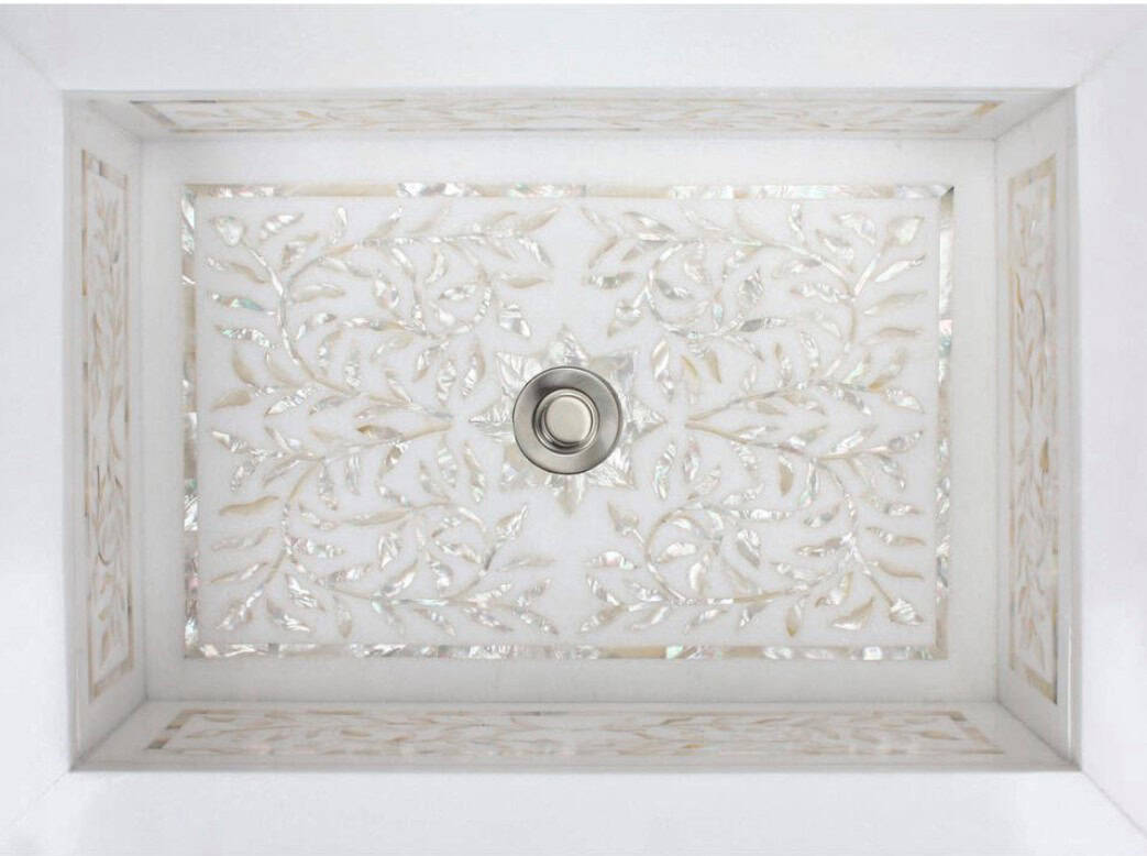 Featured image showing Linkasink's new mother of pearl sink option.