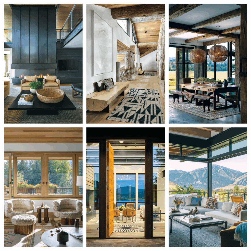 Featured image showing a collage of design aesthetics trending in 2025
